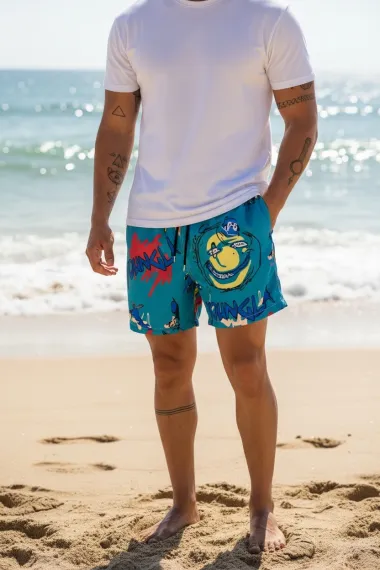 Sort de baie cu imprimeu 12569 40-2.3